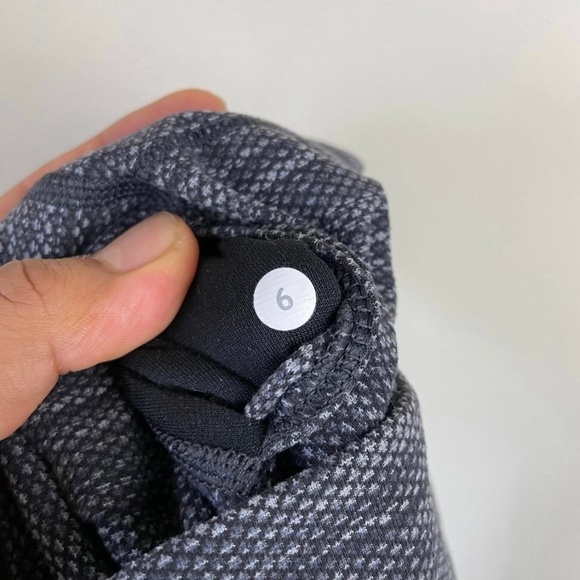 Lululemon Wunder Under Pant III Diamond Jacquard Space Dye Black Slate - Picture 10 of 10